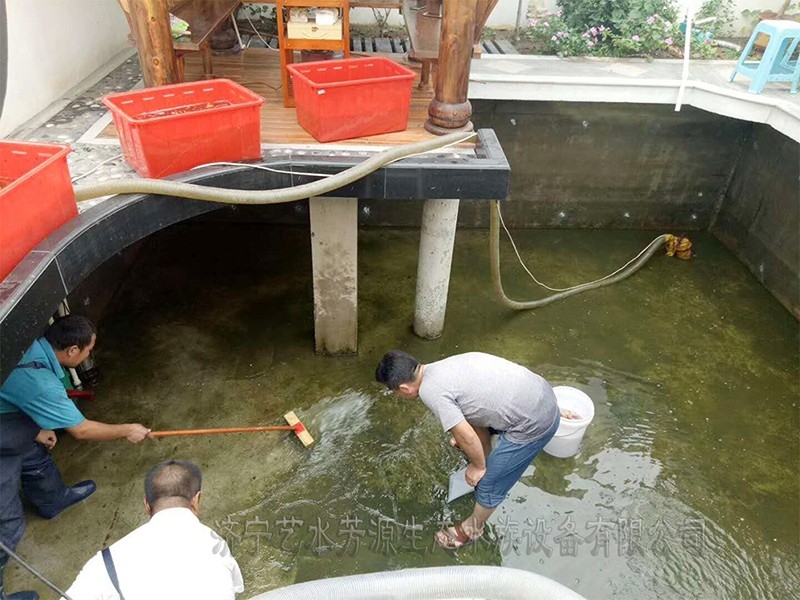 东营景观池刷净安装净化系统